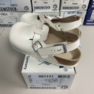 Birkenstock Tokyo 38 L7 White Leather Unisex